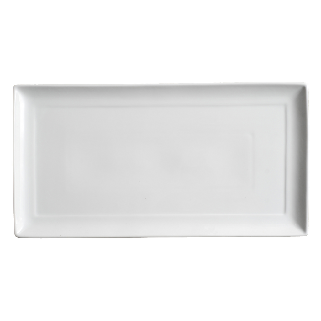 AW-0278 - 17 x 9’’ Rectangular Platter White Chinaware