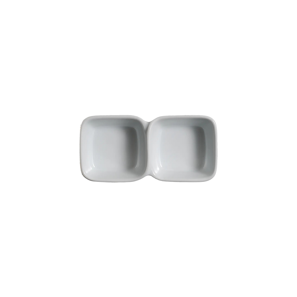 DS-59B9DACE15 - 6 x 3'' Appetizer 2 Section Dish