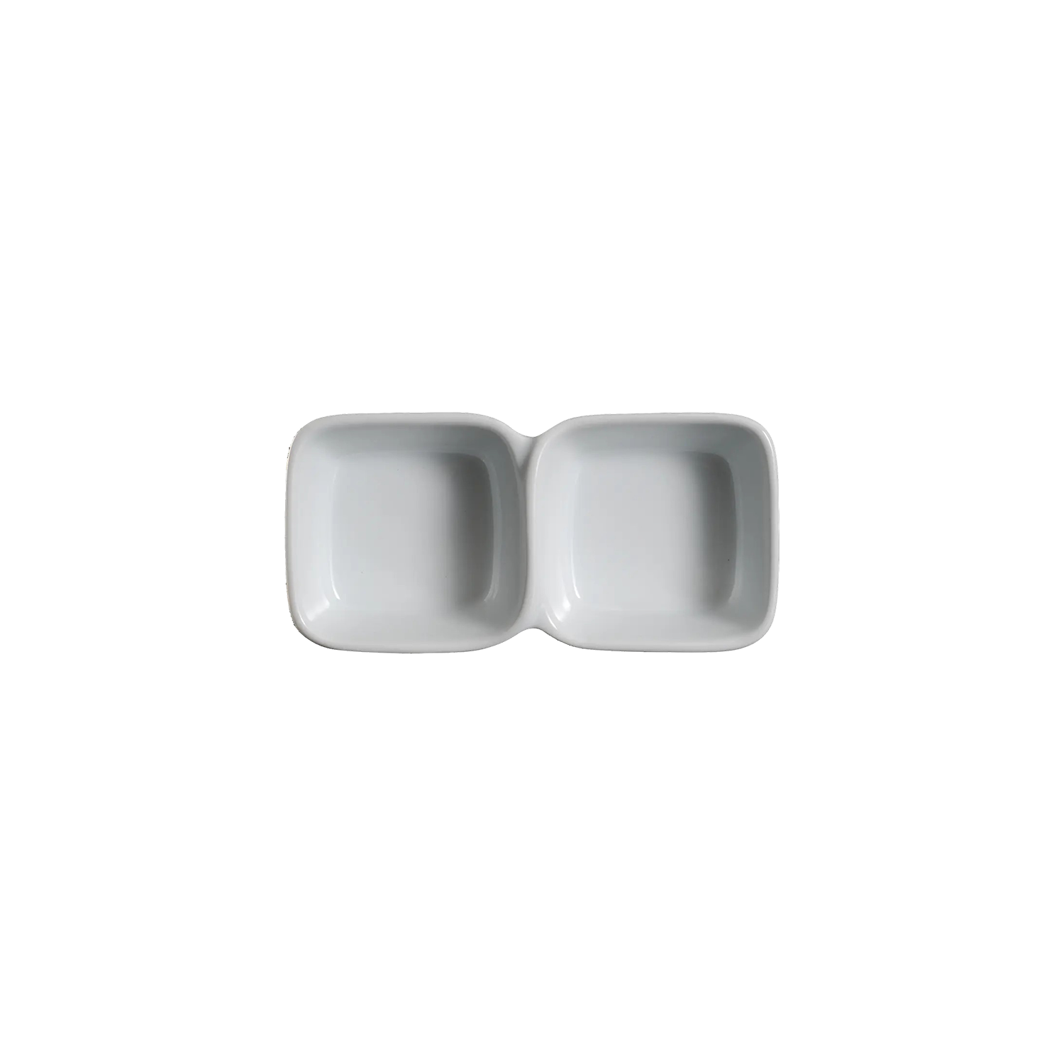 DS-59B9DACE15 - 6 x 3'' Appetizer 2 Section Dish