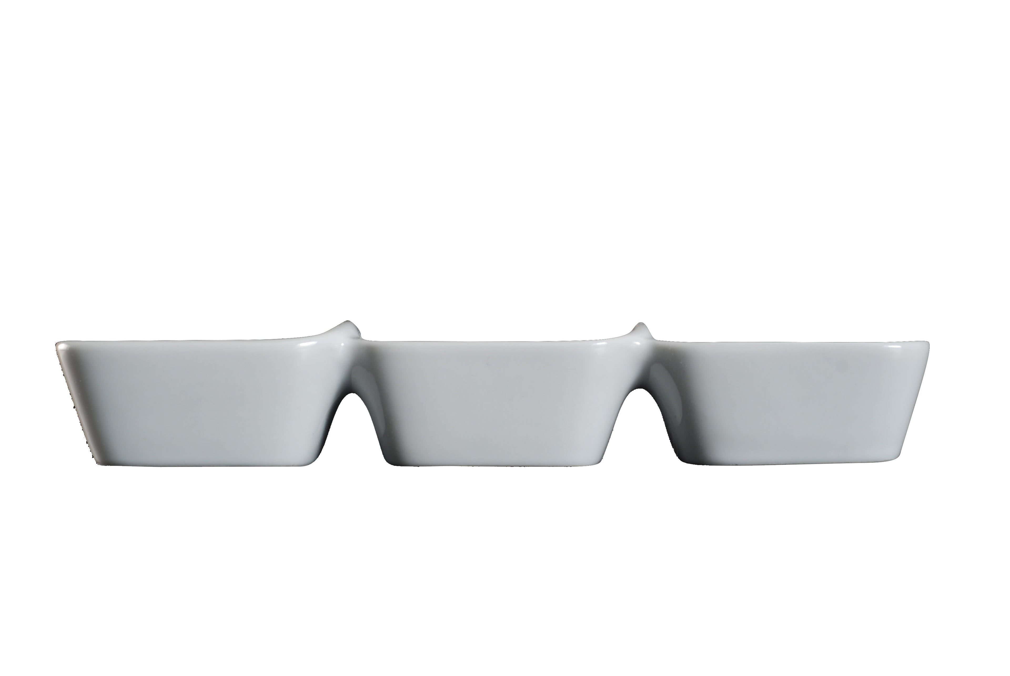 DS-FD82C86B5F - 9 x 3'' Appetizer 3 Section Dish