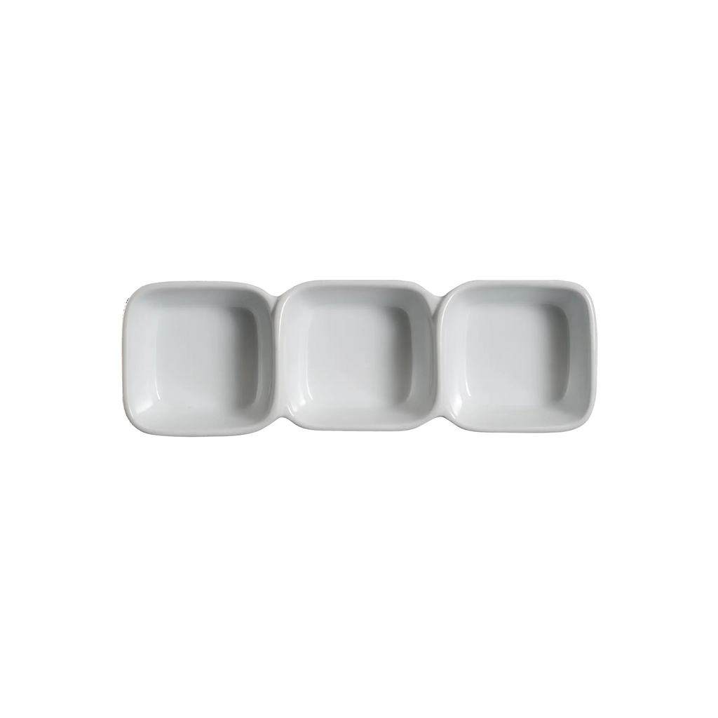 DS-FD82C86B5F - 9 x 3'' Appetizer 3 Section Dish