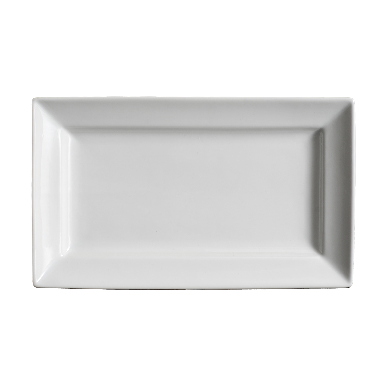 DS-04349D0A4F - 12 x 7.5’’ Rectangular Shallow Plate 12 Oz.