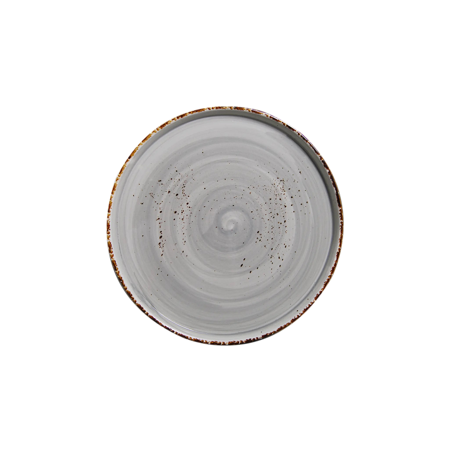 DS-5251D3D7BA – 8’’ Round Stackable Plate Splash Grigio