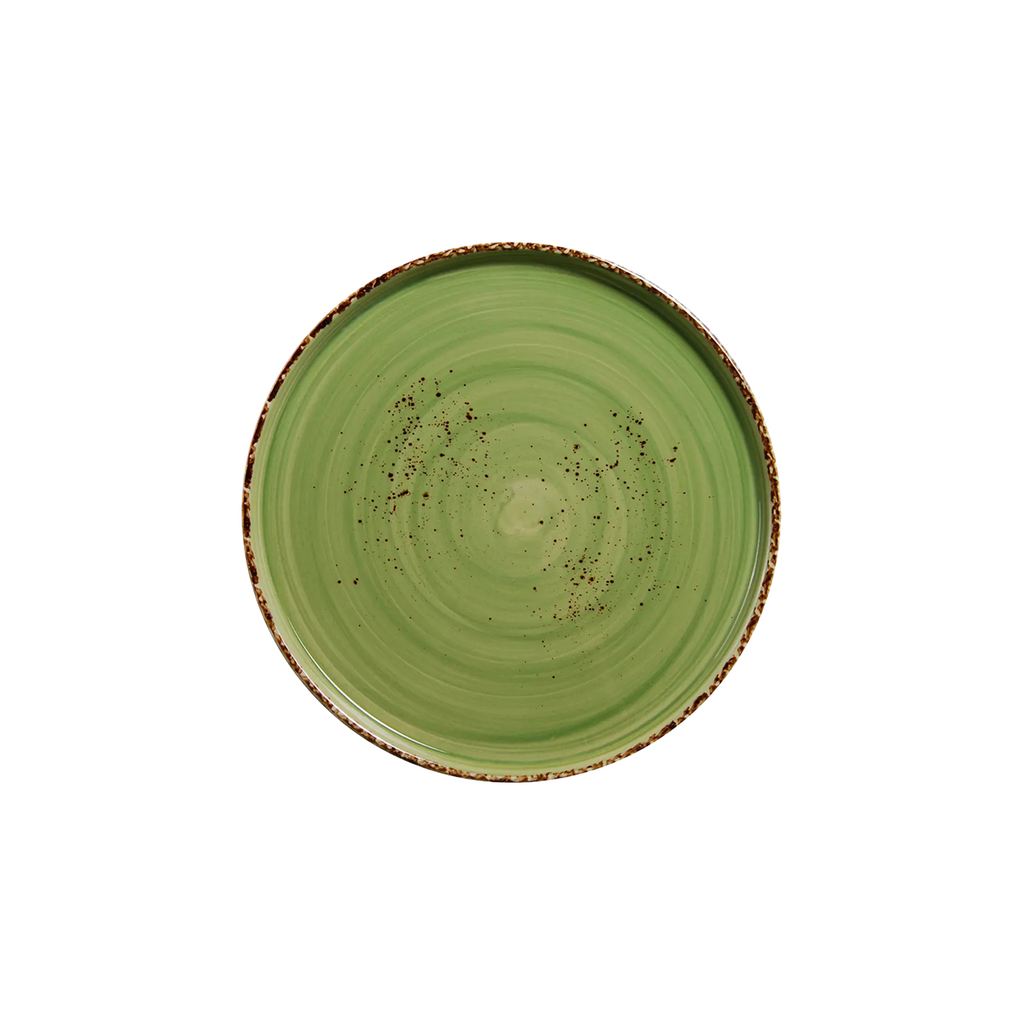 DS-B379C3AC63 – 8’’ Round Stackable Plate Splash Verde