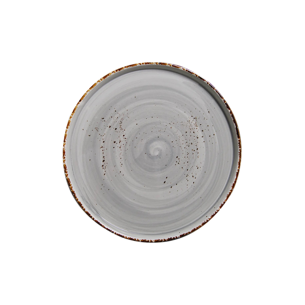 DS-753061A325 – 9’’ Round Stackable Plate Splash Grigio