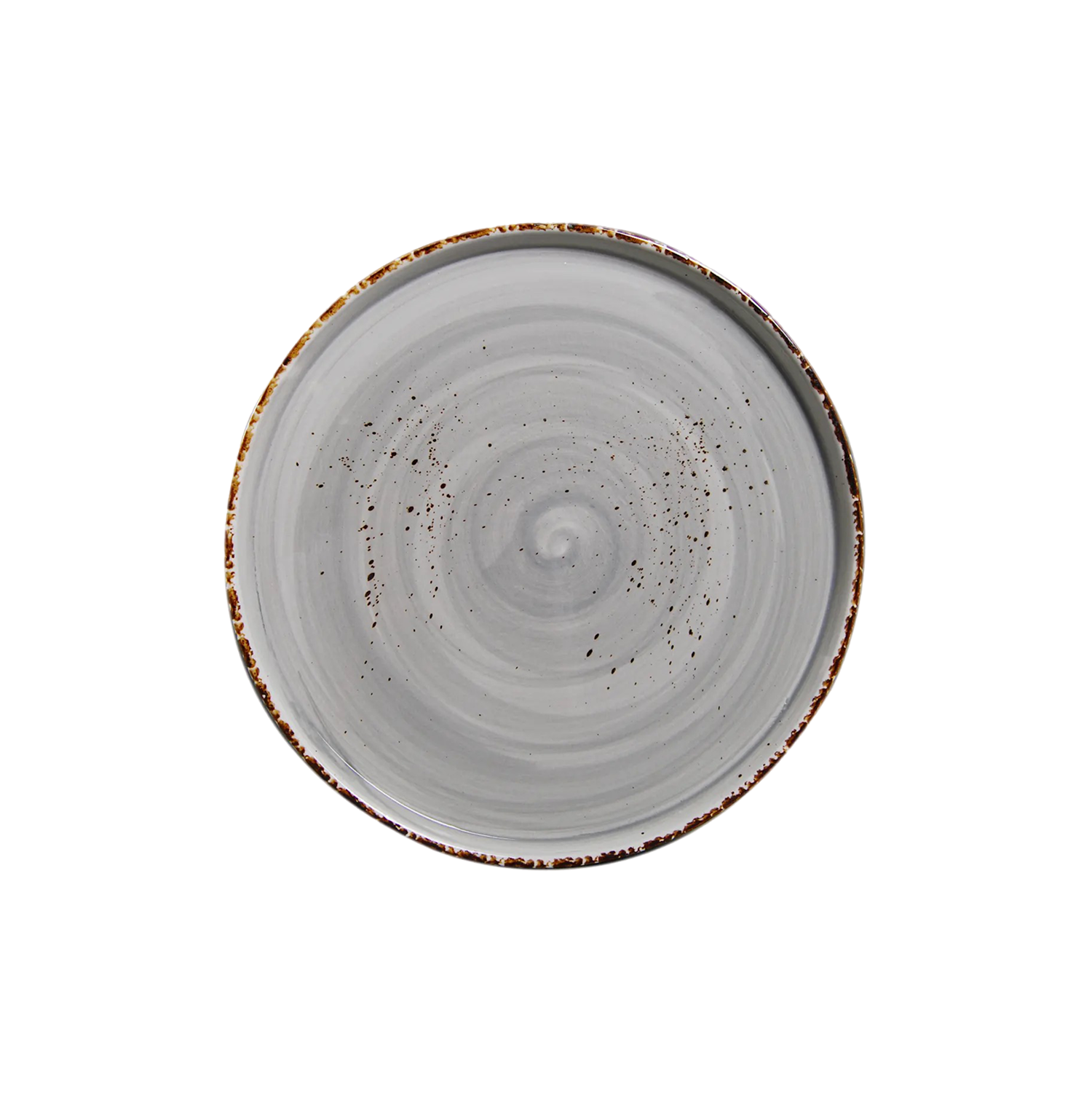 DS-753061A325 – 9’’ Round Stackable Plate Splash Grigio