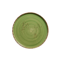 DS-FE2F5637F7 – 9’’ Round Stackable Plate Splash Verde