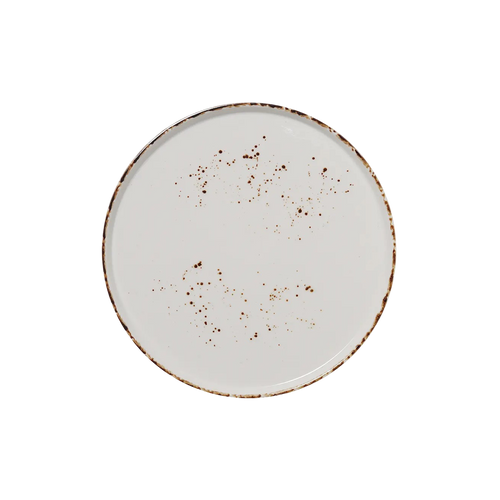 DS-05536003DF – 9’’ Round Stackable Plate Splash Blanch