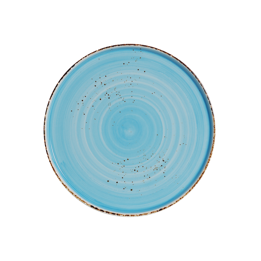 DS-1C145DB45D – 10’’ Round Stackable Plate Splash Sky Blue