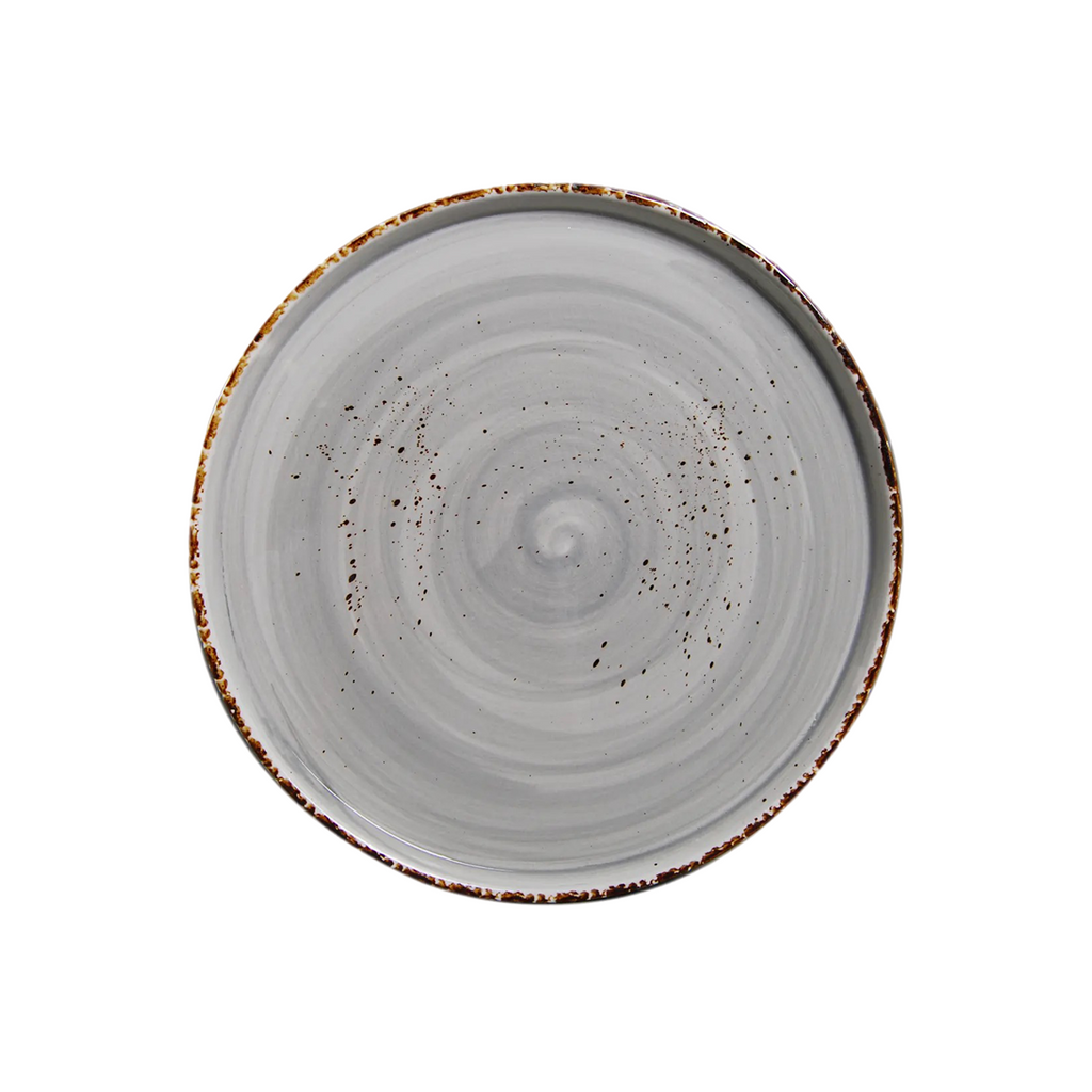 DS-9518E3AF58 – 10’’ Round Stackable Plate Splash Grigio