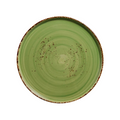 DS-B83D42D9AE – 11’’ Round Stackable Plate Splash Verde