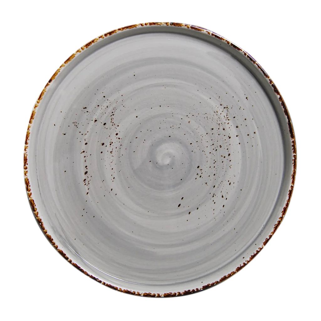 DS-C387F2733F – 13’’ Round Stackable Plate Splash Sky Grigio