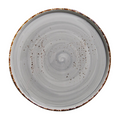 DS-C387F2733F – 13’’ Round Stackable Plate Splash Sky Grigio