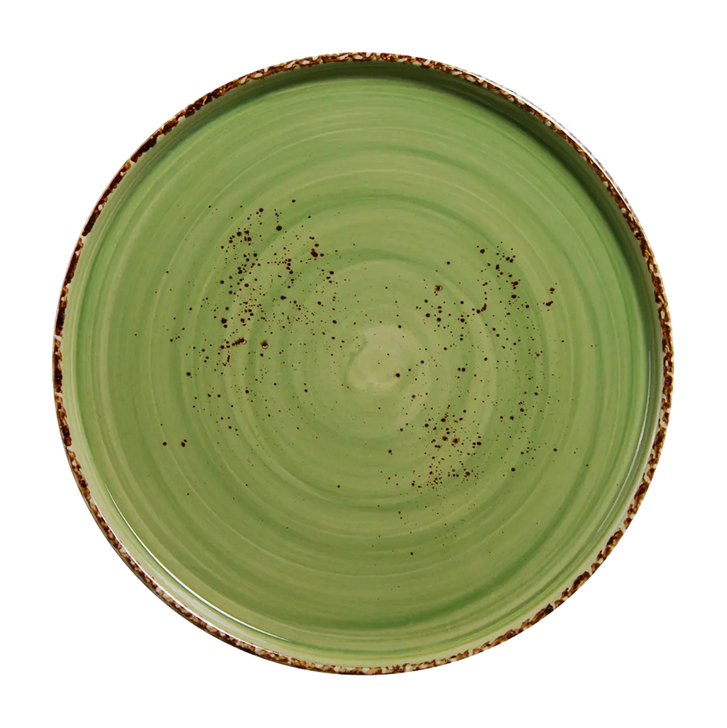DS-B5C5D7CE14 – 13’’ Round Stackable Plate Splash Sky Verde