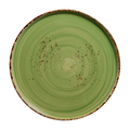 DS-B5C5D7CE14 – 13’’ Round Stackable Plate Splash Sky Verde