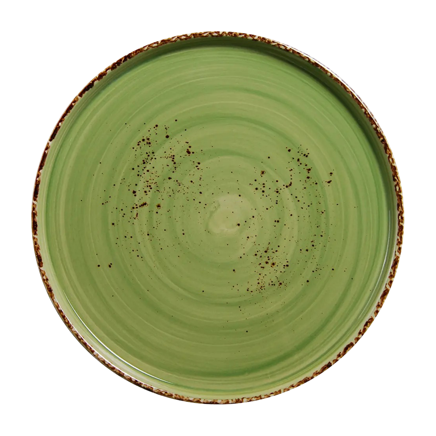 DS-B5C5D7CE14 – 13’’ Round Stackable Plate Splash Sky Verde