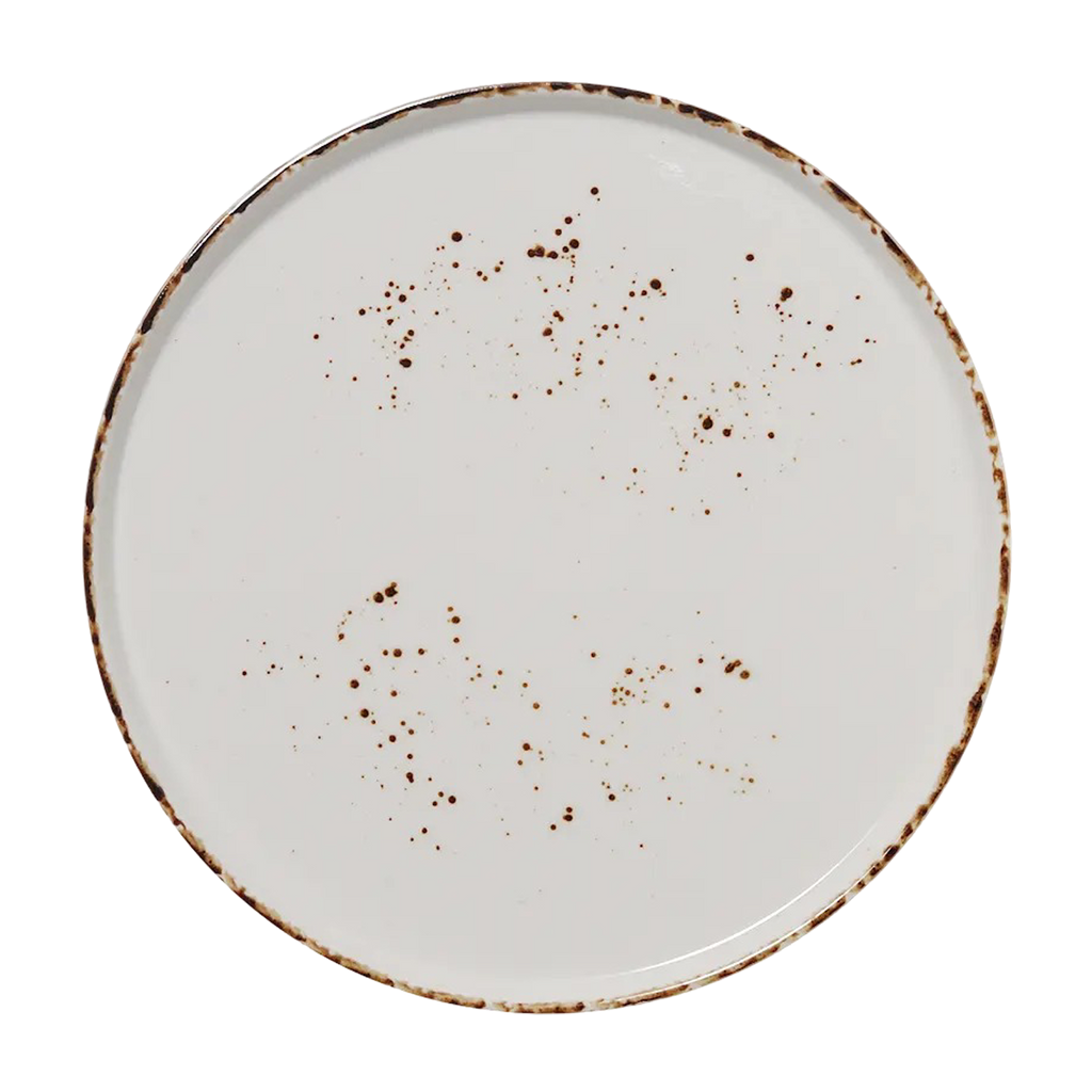DS-028A9101AB – 13’’ Round Stackable Plate Splash Blanch