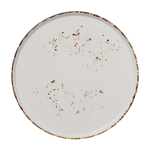 DS-028A9101AB – 13’’ Round Stackable Plate Splash Blanch