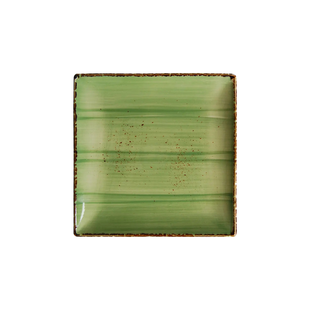 DS-80F8D0A9E6 – 8’’ Square Plate Splash Verde