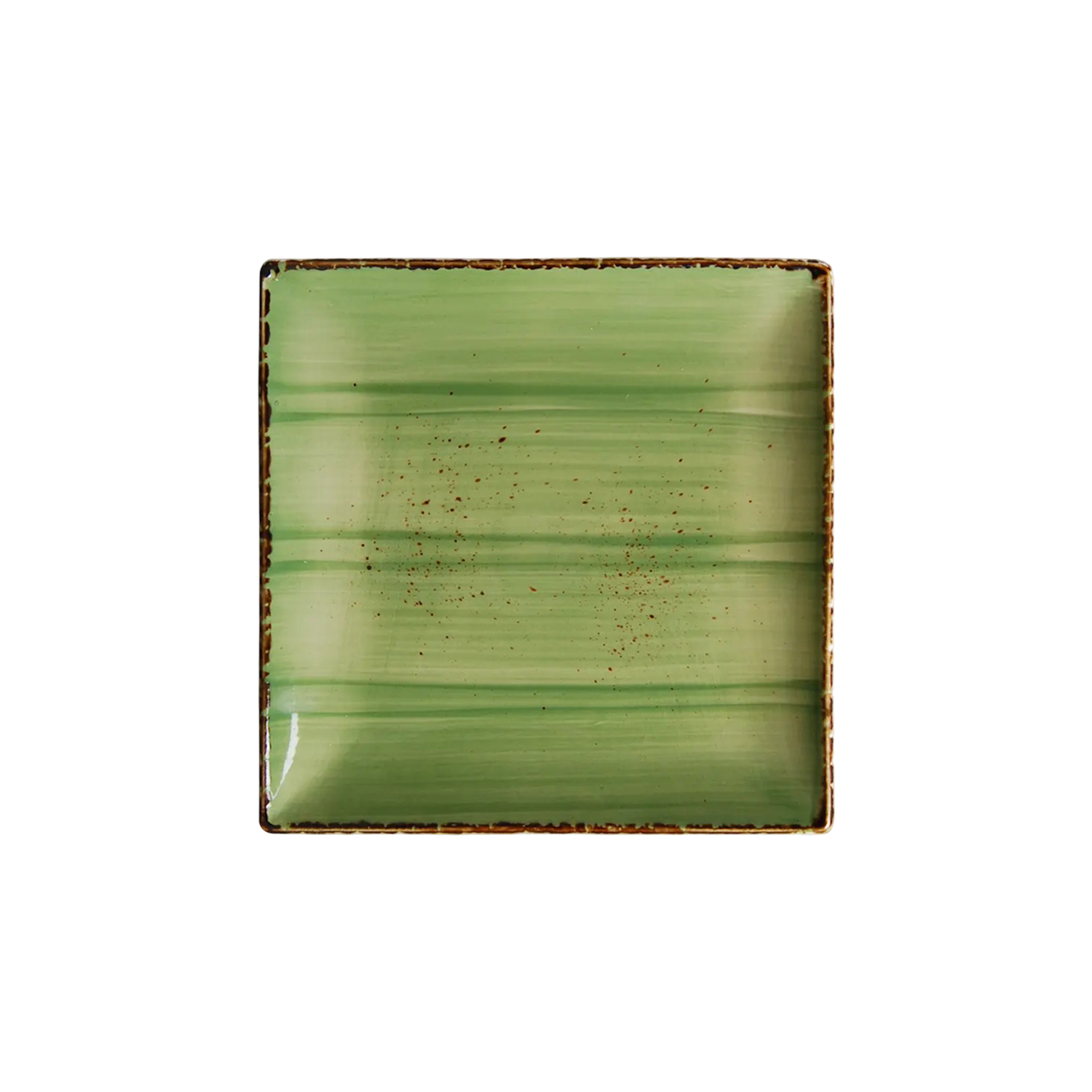 DS-80F8D0A9E6 – 8’’ Square Plate Splash Verde