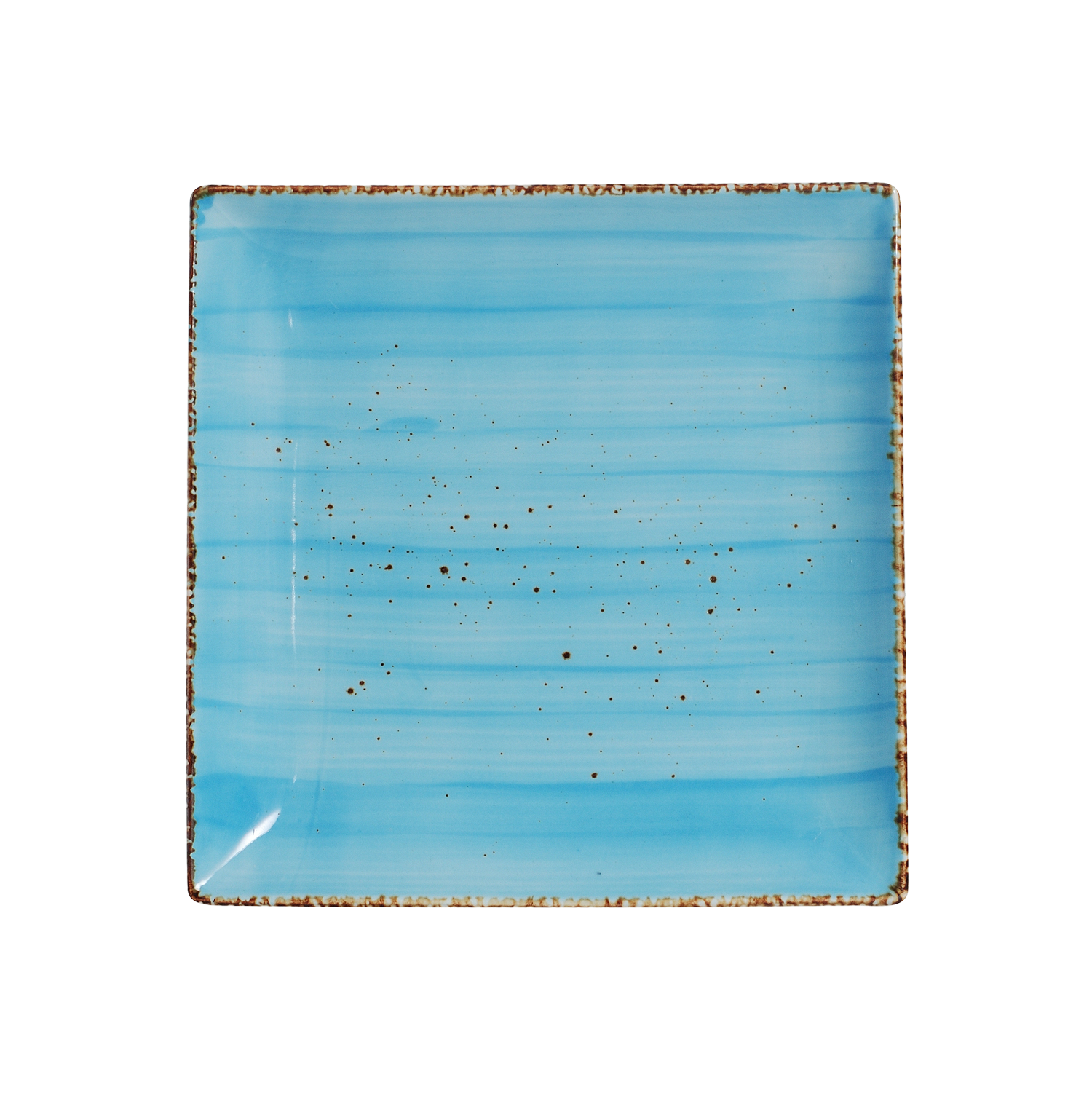 DS-3F19592747 – 10’’ Square Plate Splash Sky Blue