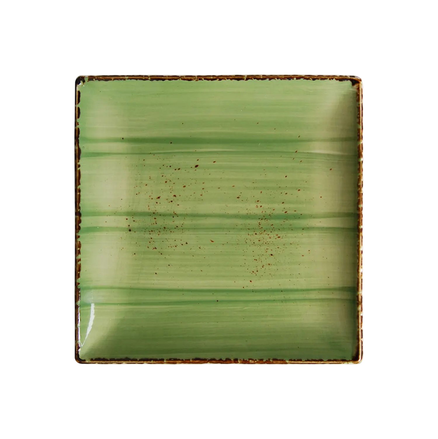 DS-8A01C24A26 – 10’’ Square Plate Splash Verde