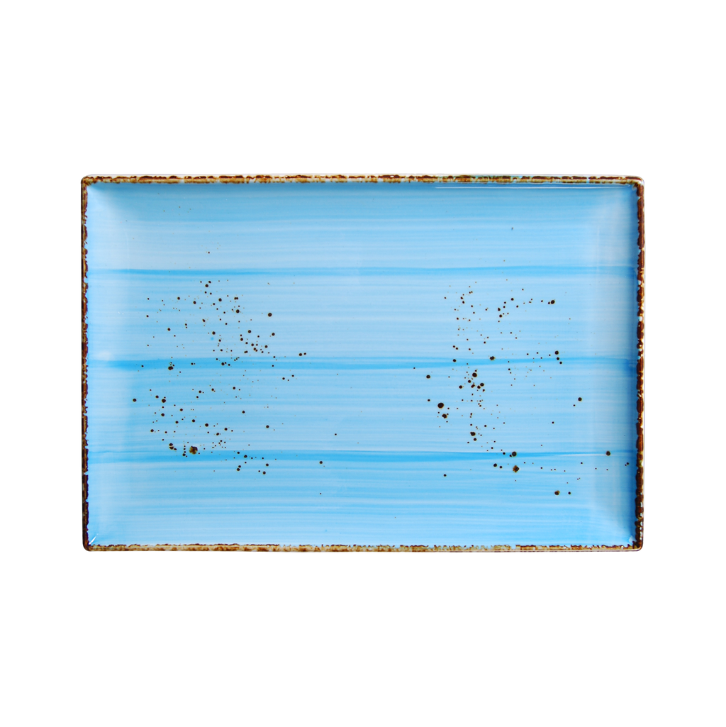 DS-8079C6FAB8 - 11 x 7’’ Rectangular Plate Splash Sky Blue