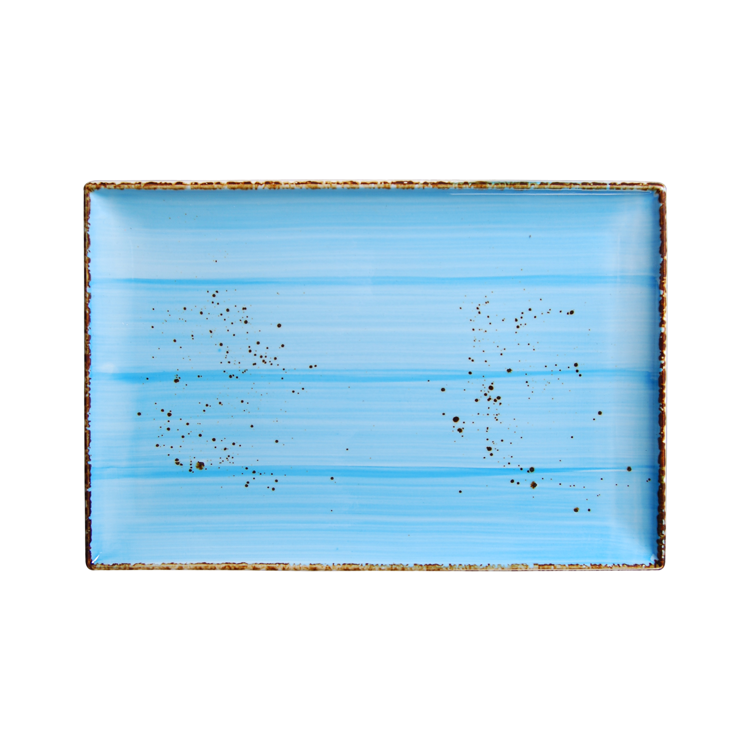 DS-8079C6FAB8 - 11 x 7’’ Rectangular Plate Splash Sky Blue