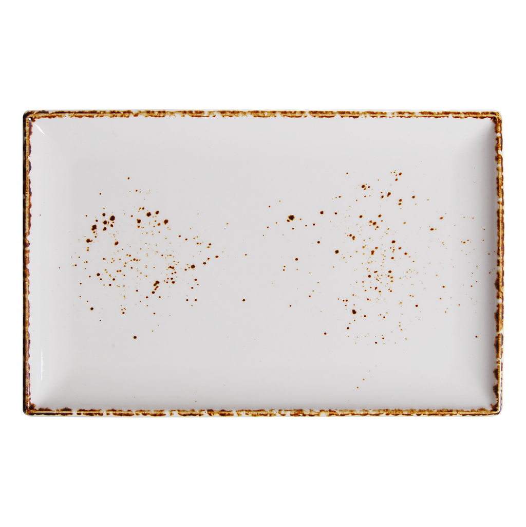 DS-8F07DC5D4D - 13 x 8.5’’ Rectangular Plate Splash Blanch