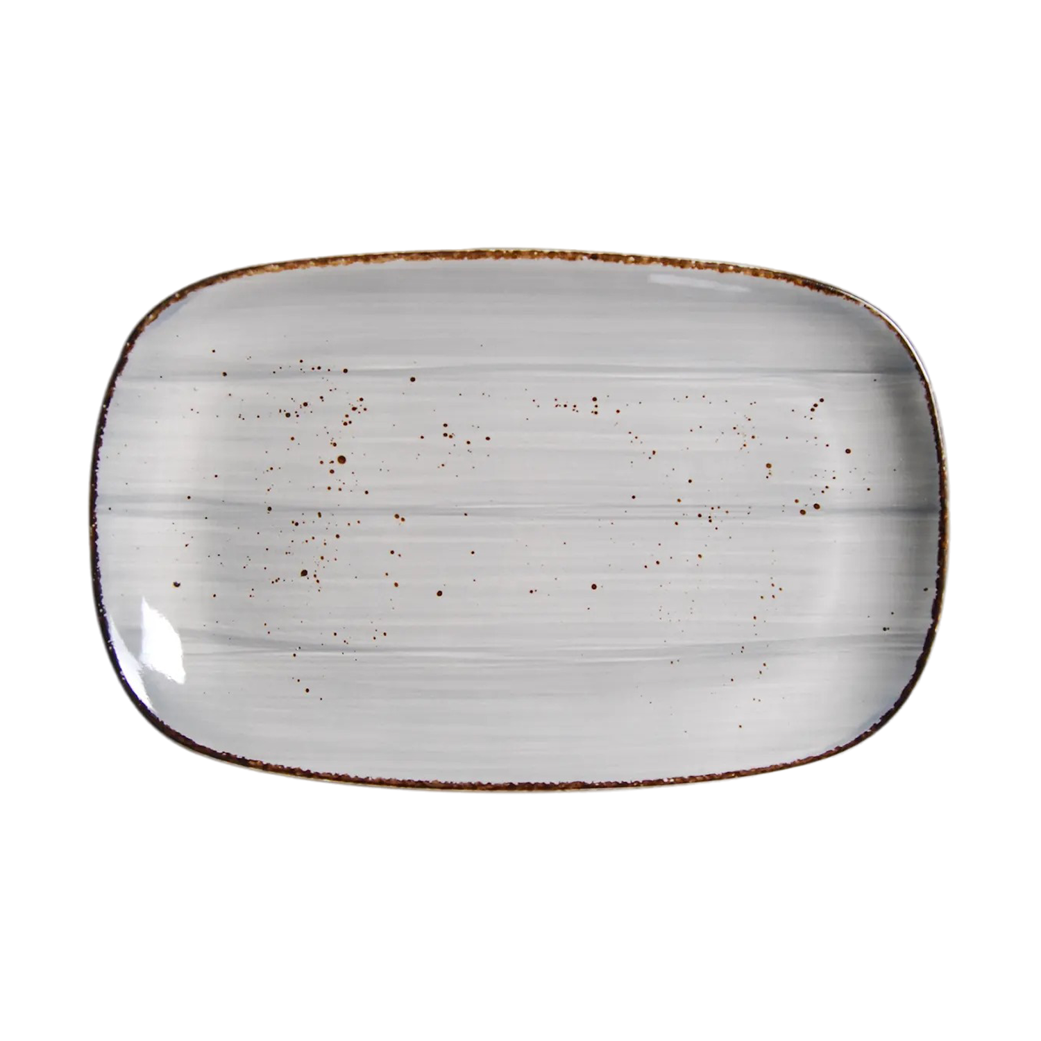 DS-7960526579 - 12.5 x 8’’ Rectangular Platter Splash Grigio
