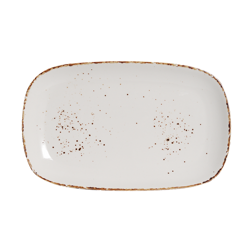 DS-0D4B78108E - 12.5 x 8’’ Rectangular Platter Splash Blanch