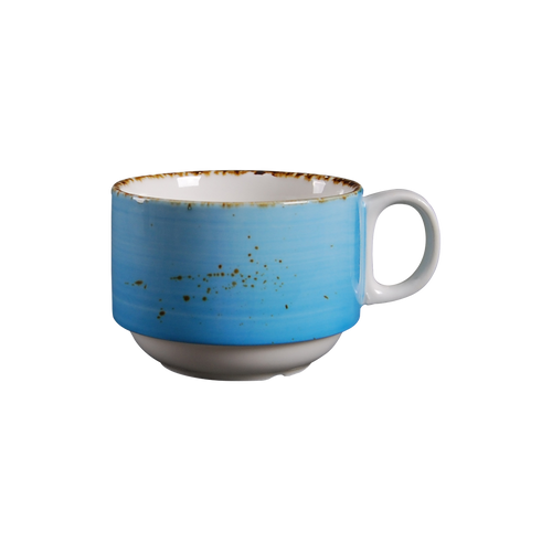 DS-05F559825A - Stackable Tea Cup Splash Sky Blue 8 Oz.