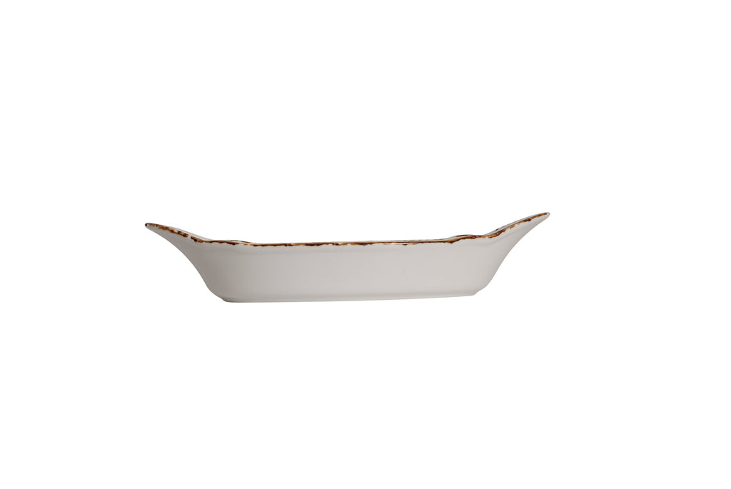 DS-39D9F7272E – 8.5'' Round Eared Dish Splash Blanch 12 Oz.