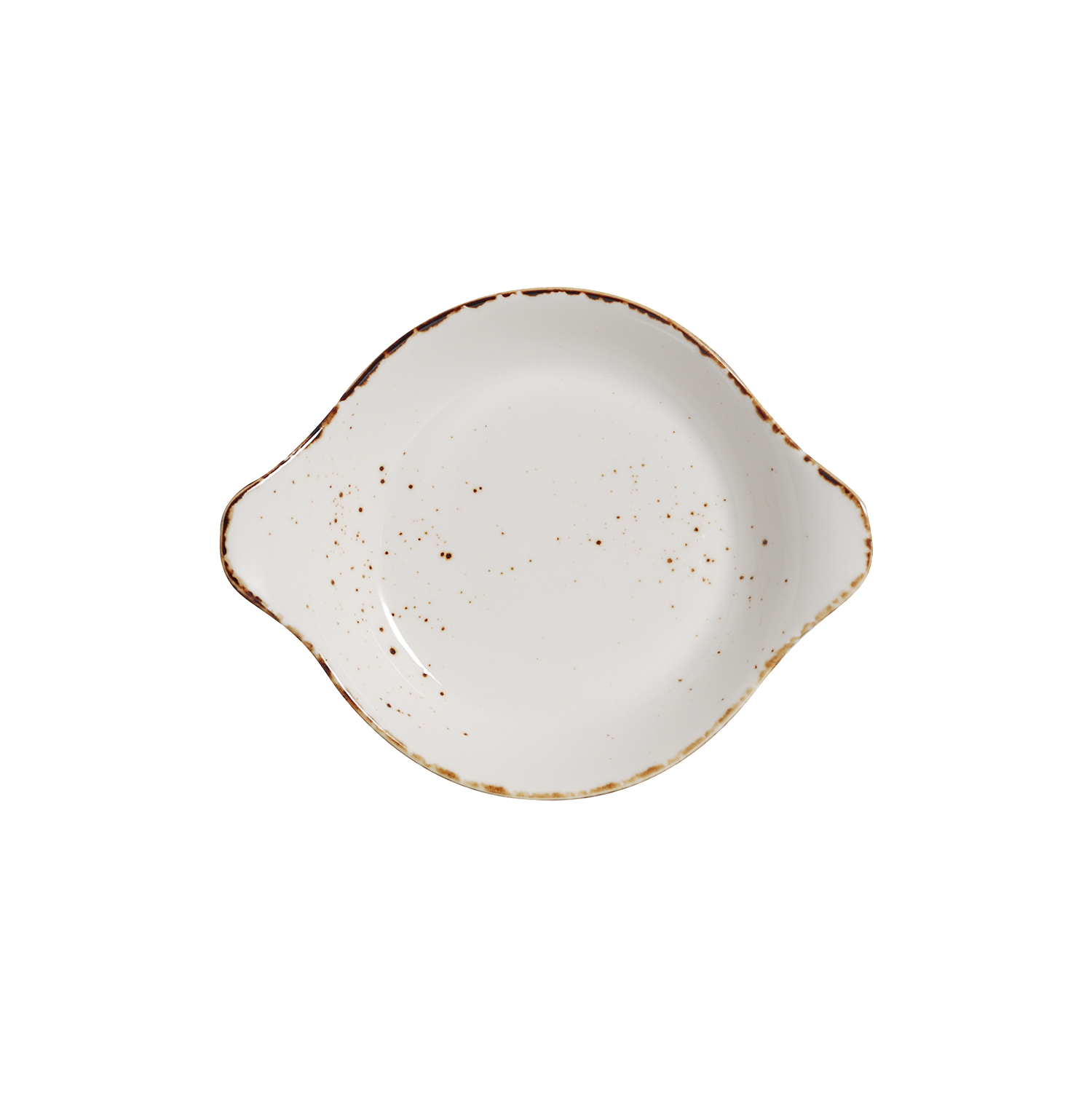 DS-39D9F7272E – 8.5'' Round Eared Dish Splash Blanch 12 Oz.