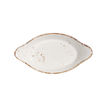 DS-806C016279 – 8.5'' Oval Eared Dish Splash Blanch 10 Oz.