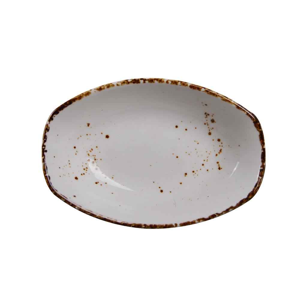 DS-4D6F5619D5 - 7 x 4.5’’ Rectangular Bowl 10 Oz. Splash Blanch