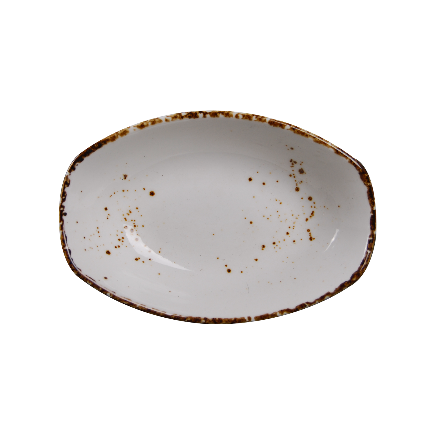 DS-4D6F5619D5 - 7 x 4.5’’ Rectangular Bowl 10 Oz. Splash Blanch