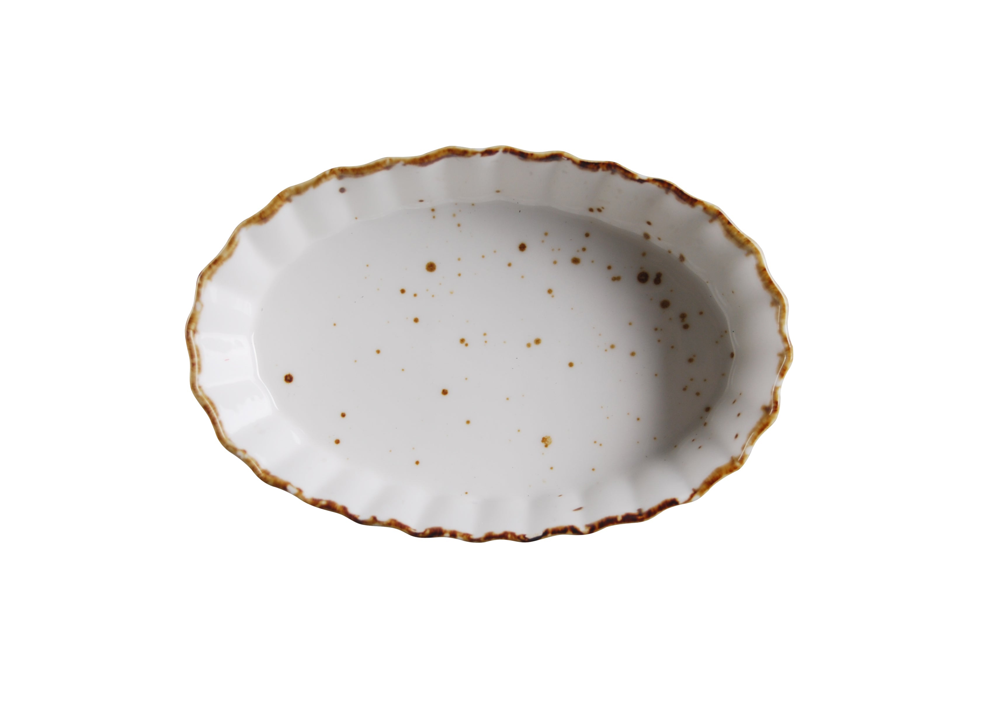 DS-3566BE1DBE – 6'' Oval Cream Brulee Splash Blanch 6 Oz.