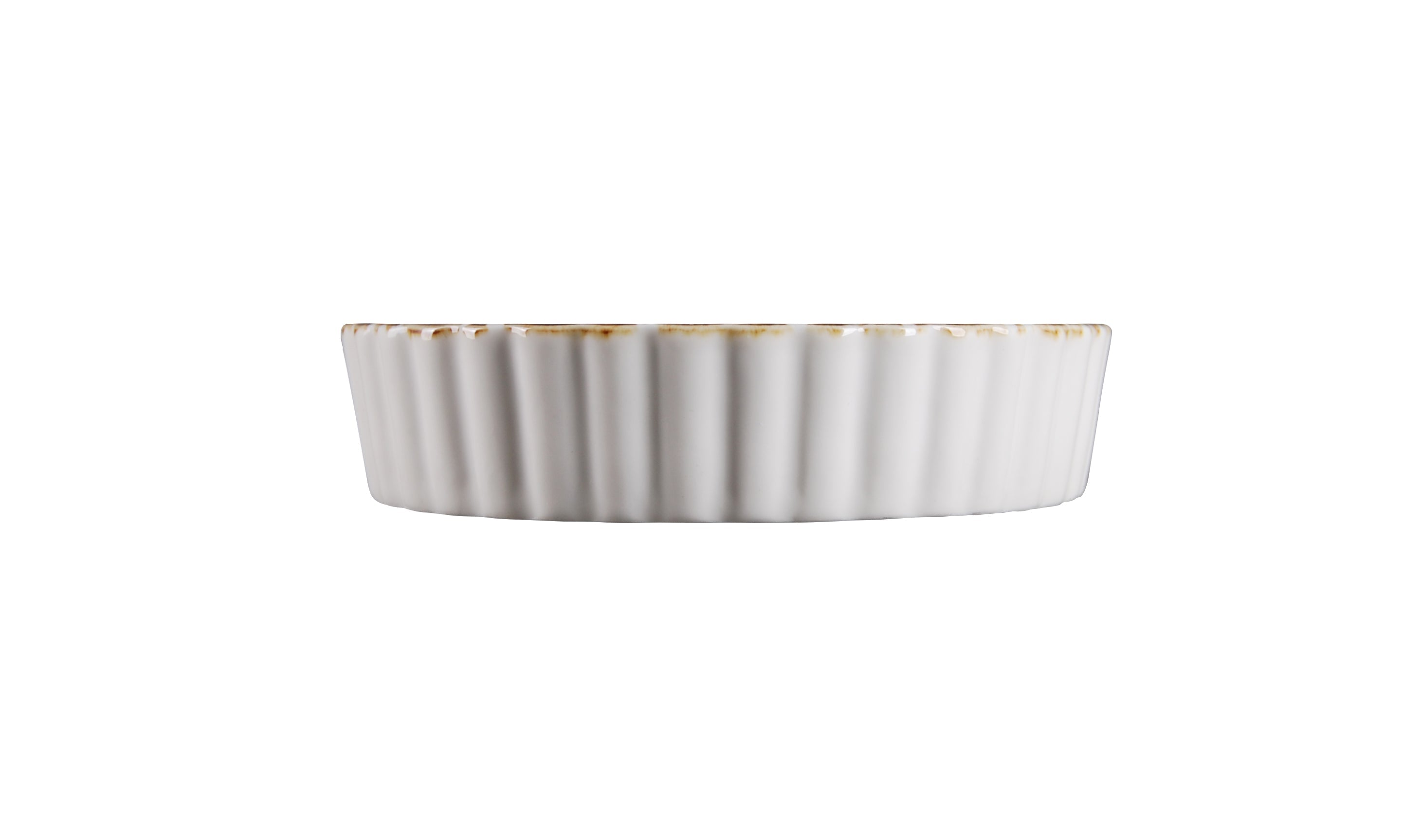 DS-2B3F22B833 – 5'' Round Cream Brulee Splash Blanch 6 Oz.