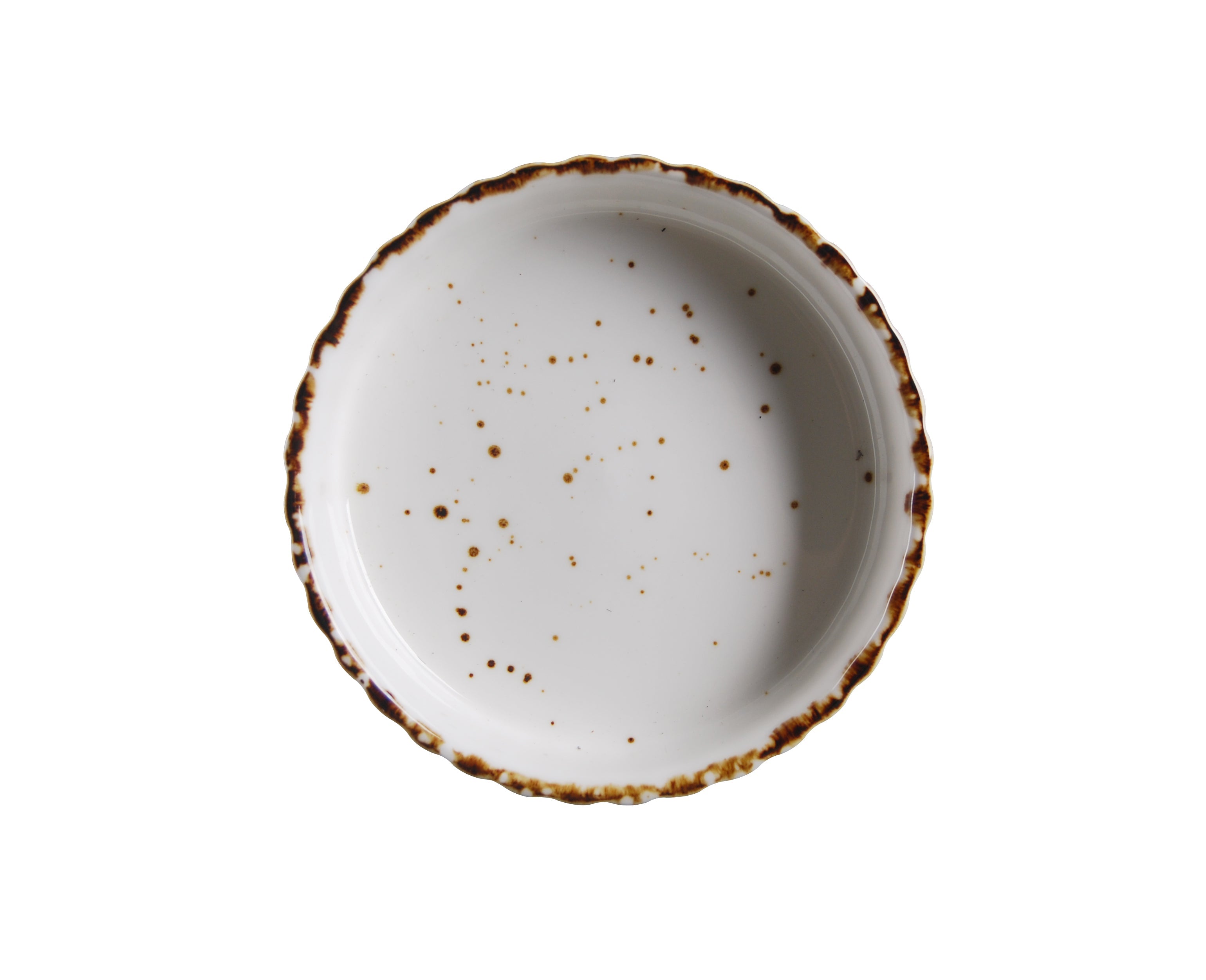 DS-2B3F22B833 – 5'' Round Cream Brulee Splash Blanch 6 Oz.