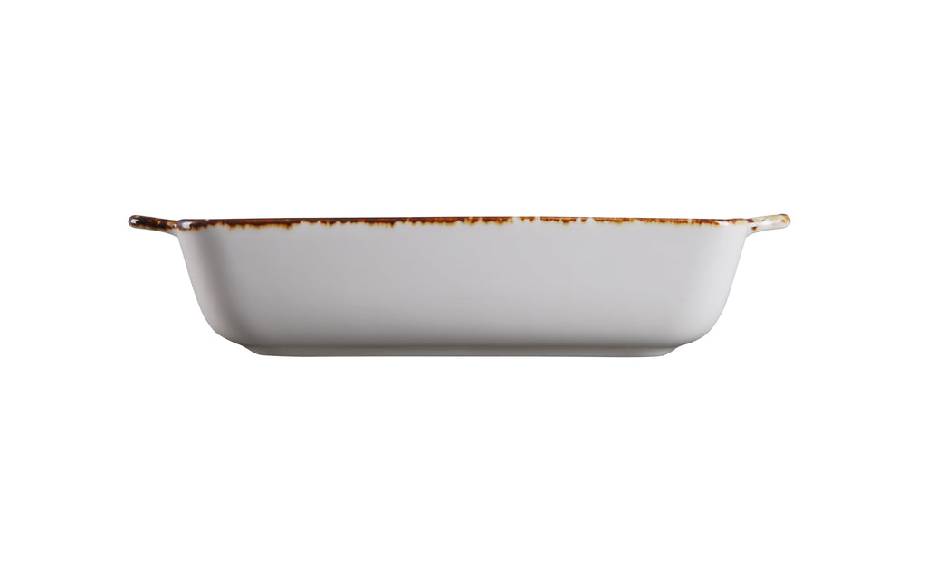 DS-CDD9DC240B - 6.25 x 4.25'' Rect. Baking Dish Splash Blanch 12 Oz.