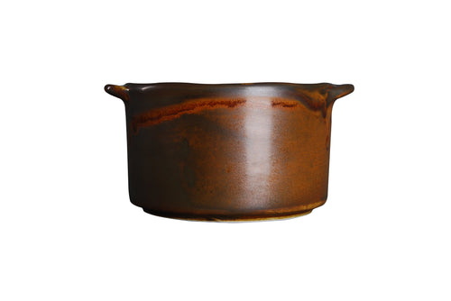 DS-1749652DB0 – 4'' Rd. Baking Pot W/Handle Lava 5 Oz.