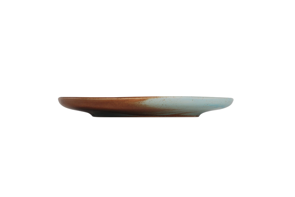 DS-FD41F6C4C7 - 13.75 x 9.5’’ Oval Platter Fire Earth