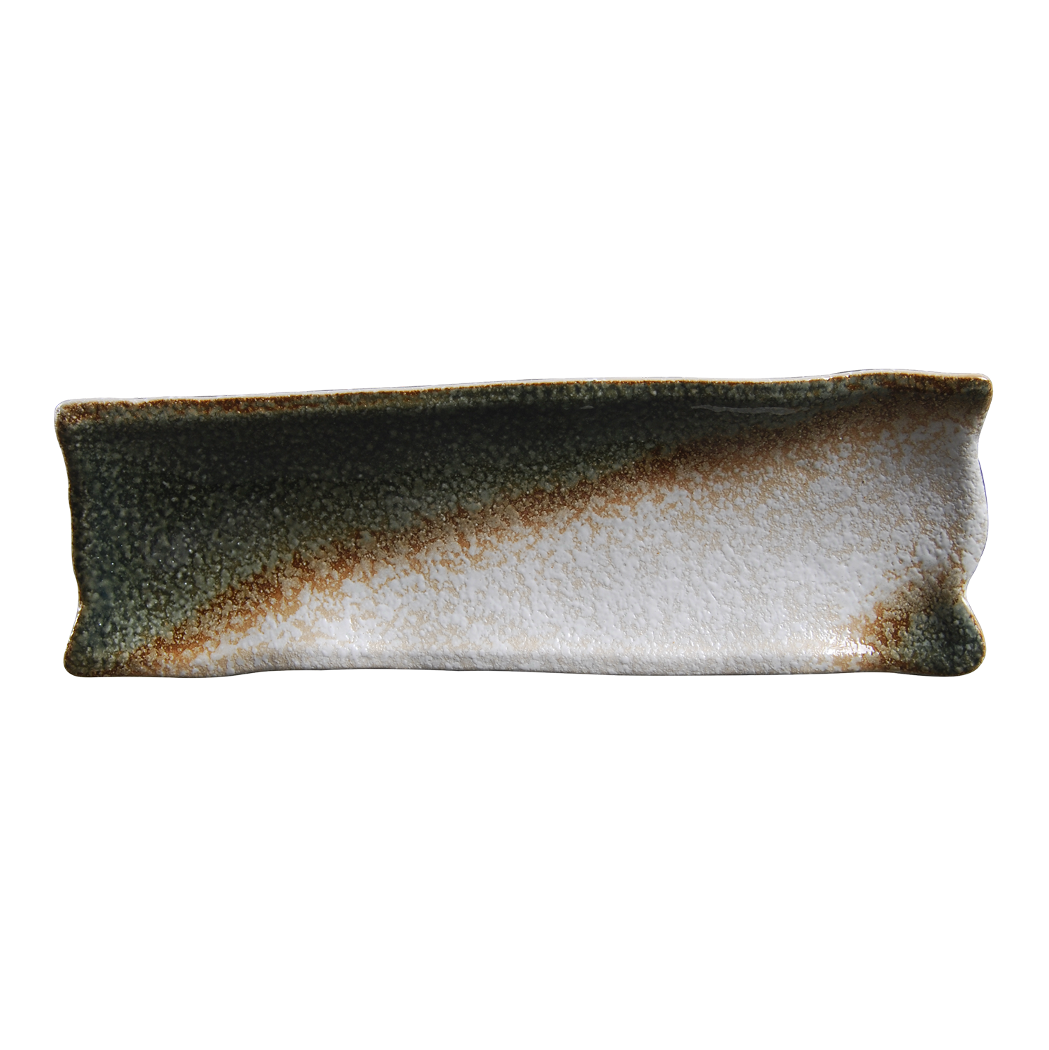 DS-E42B3EF96E - 13 x 4.25’’ Rectangular Plate Seaweed Marine