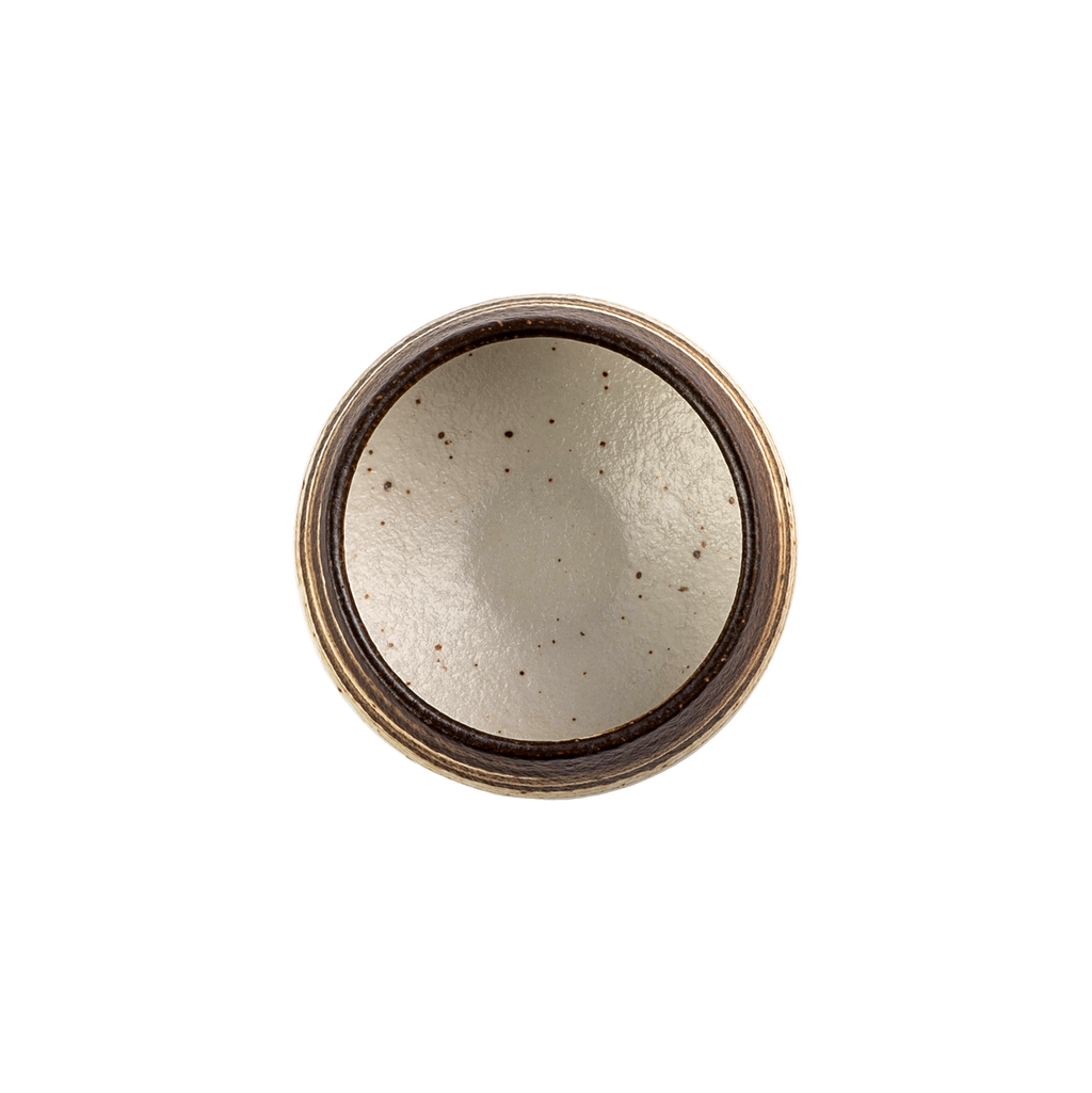 DS-27CBD4D6A6 – 3.5’’ Bowl White/Brown 5 Oz.