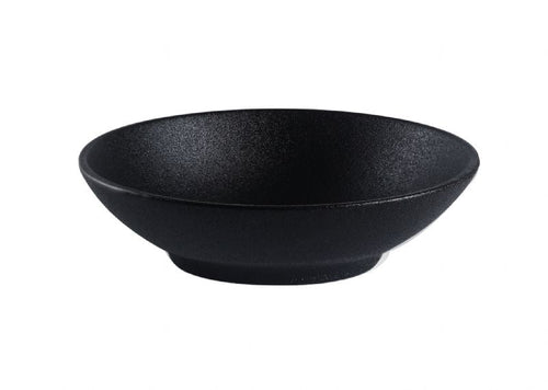 BK-0010 – 3.5’’ Round Dish 2 oz. Black Chinaware