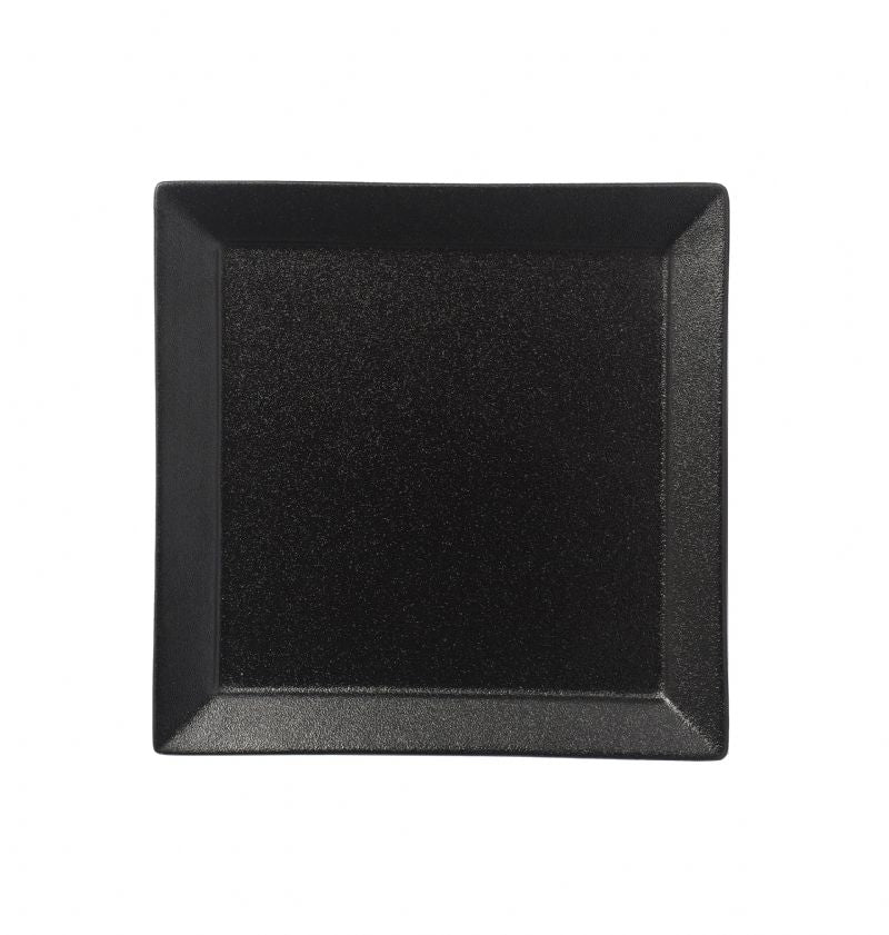 BK-0018 – 8’’ Square Rim Plate Black Chinaware