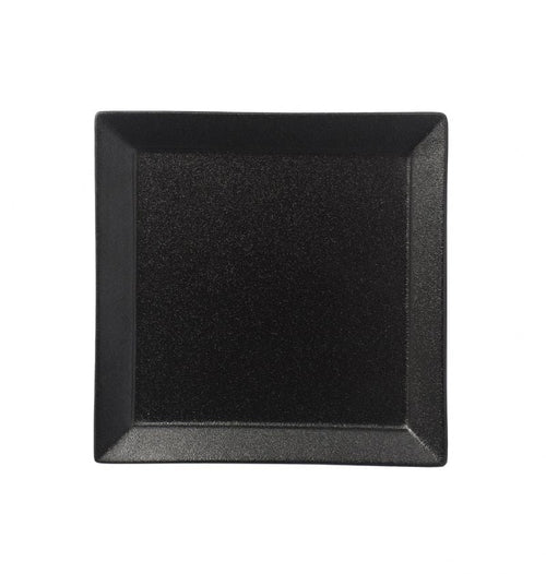 BK-0018 – 8’’ Square Rim Plate Black Chinaware