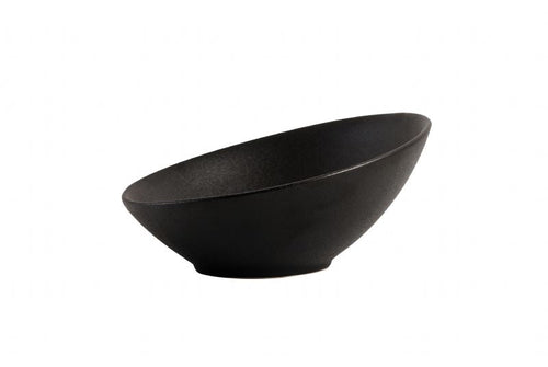 BK-0110 – 7’’ Slanted Bowl Black Chinaware