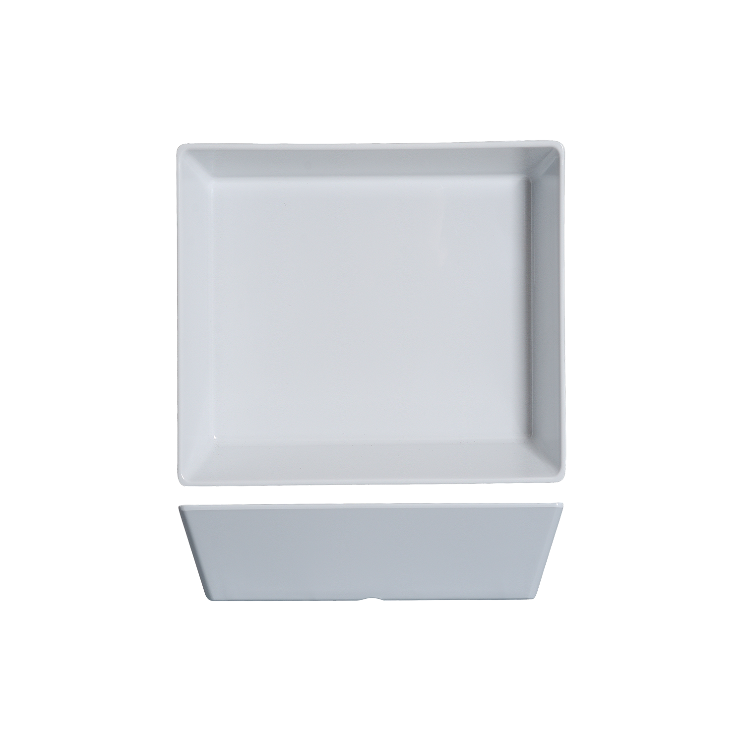 DS-4B366D75A8 - 10 x 6.75’’ Rectangular Pan White Melamine